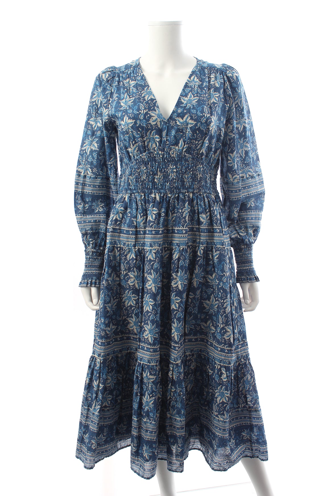Sézane x SEA New York Blandine Cotton Printed Midi Dress