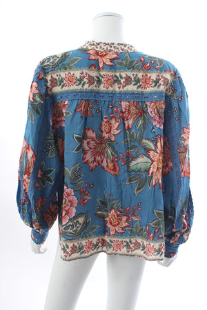 Farm Rio Wonderful Bouquet Printed Blouse