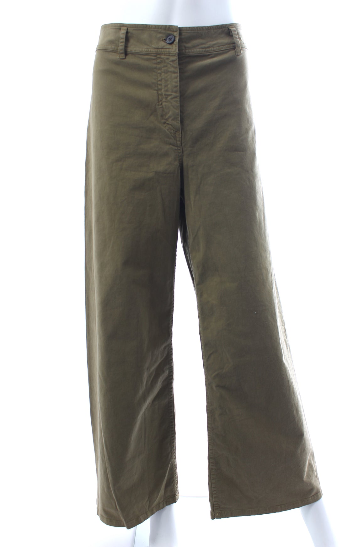 Nili Lotan Megan Brushed Cotton-Stretch Wide-Leg Trousers