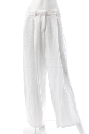 Faithfull The Brand Wide Leg Linen Trousers