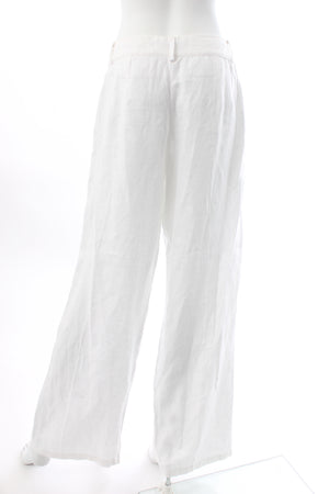 Faithfull The Brand Wide Leg Linen Trousers