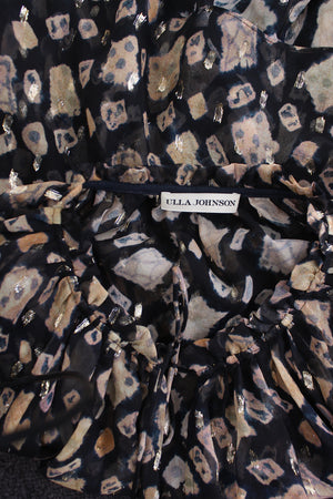 Ulla Johnson Sandrine Printed Silk-Blend Blouse