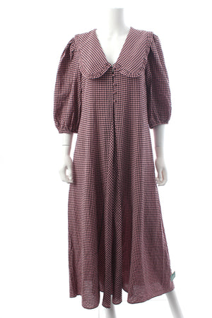 RIXO Liudmyla Check Maxi Dress