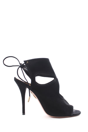 Aquazzura Sexy Thing 105 Suede Sandals