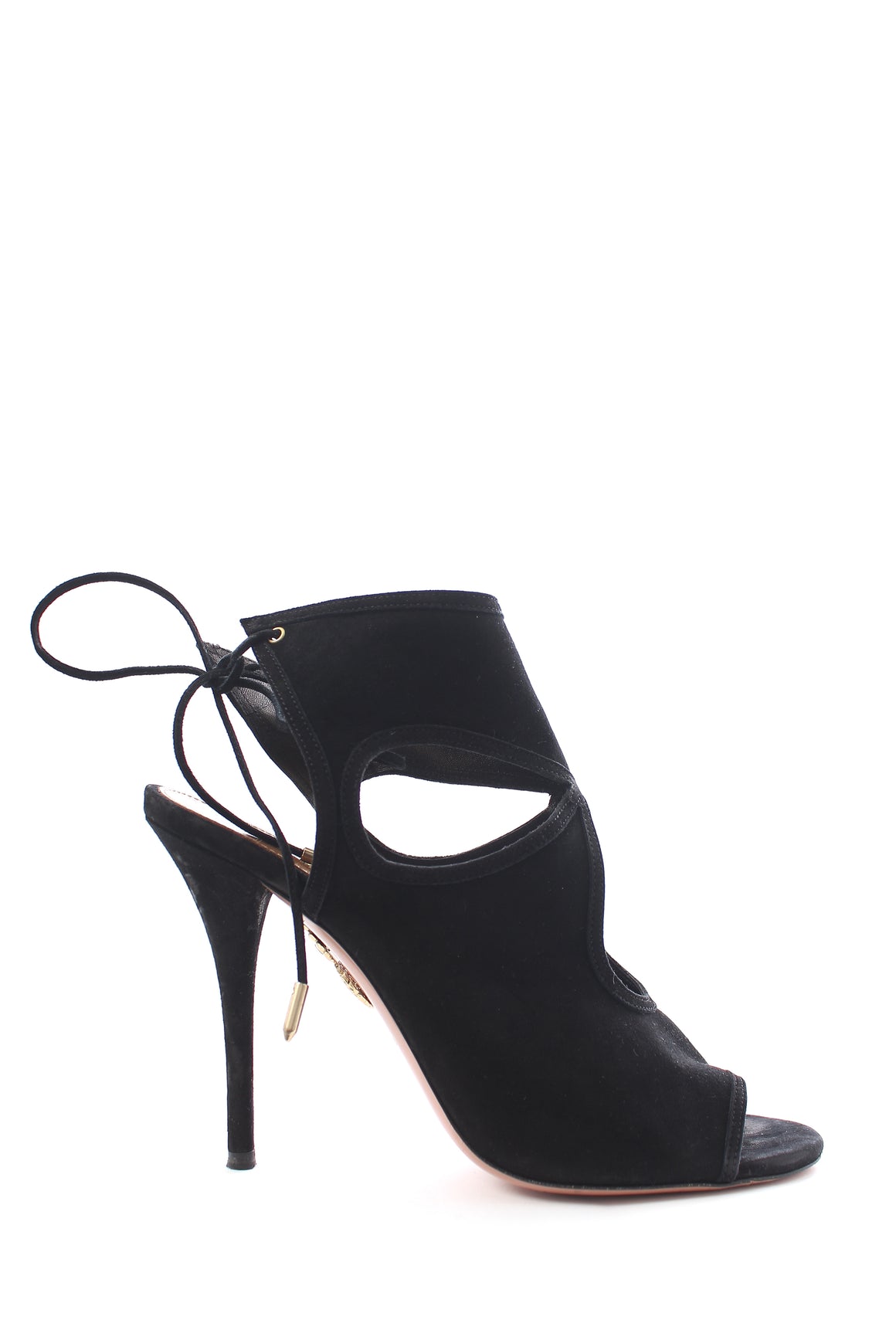 Aquazzura Sexy Thing 105 Suede Sandals