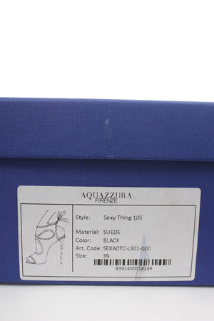Aquazzura Sexy Thing 105 Suede Sandals