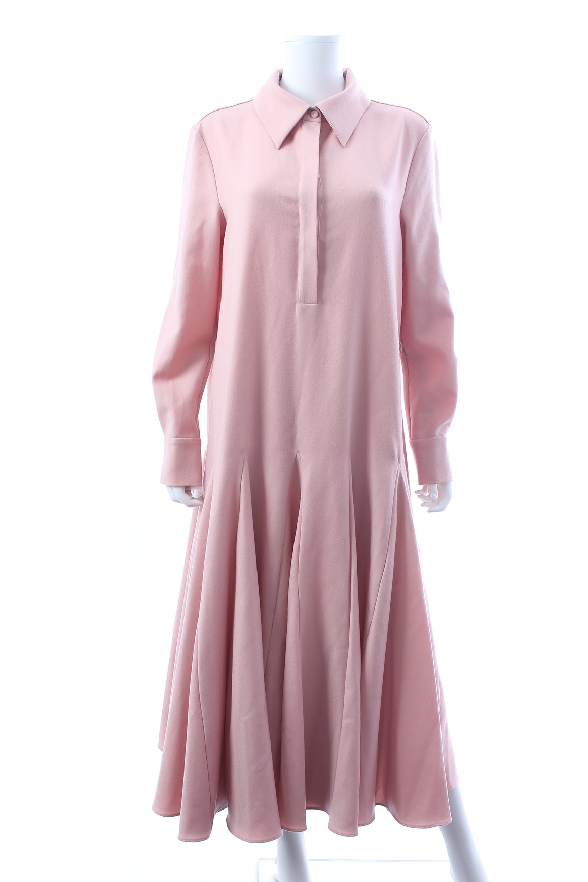 Emilia Wickstead Marione Wool Pleated Dress