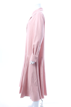 Emilia Wickstead Marione Wool Pleated Dress
