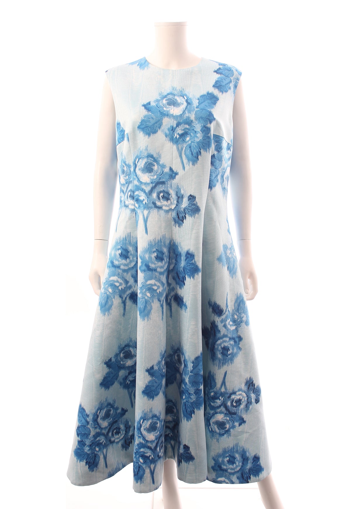 Emilia Wickstead Mara Floral Duchesse Midi Dress