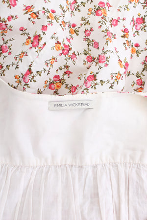Emilia Wickstead Giovanna Floral Printed Cotton Midi Dress