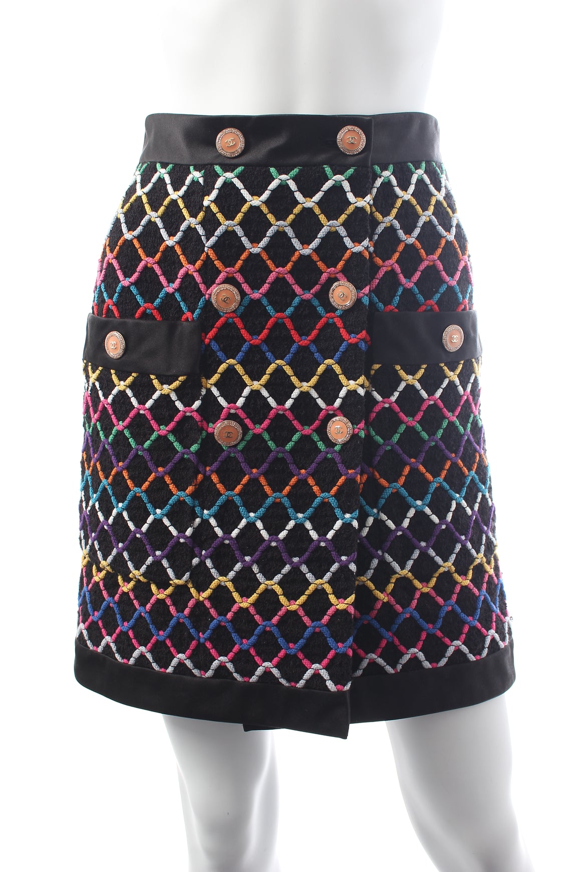 Chanel Double Breasted Tweed Mini Skirt - Spring 2022 Collection