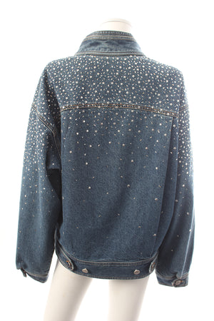 Alessandra Rich Embellished Denim Jacket