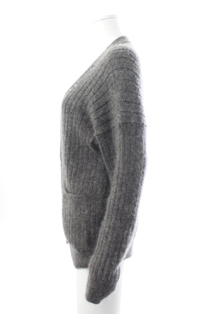 Alessandra Rich Embellished Wool-Blend Cardigan