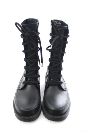 Dior Diorcamp Lace Up Rubber Ankle Boots
