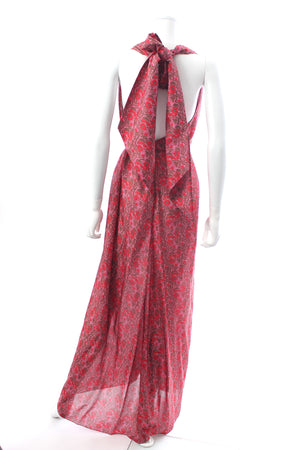 Wiggy Kit The Bay Floral Printed Silk Dress