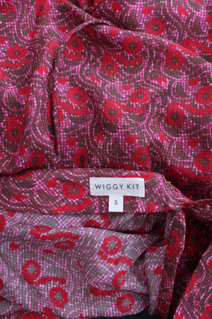 Wiggy Kit The Bay Floral Printed Silk Dress