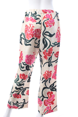 Marni Silk Twill Printed Trousers