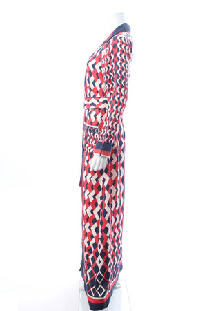 F.R.S. For Restless Sleepers Lelantos Silk Printed Maxi Dress