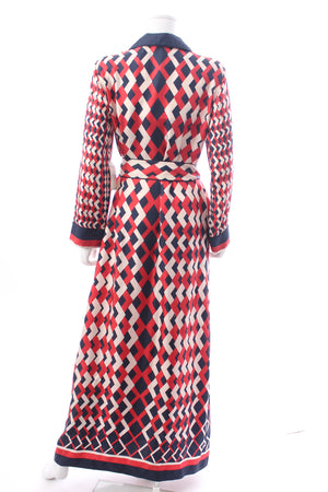 F.R.S. For Restless Sleepers Lelantos Silk Printed Maxi Dress