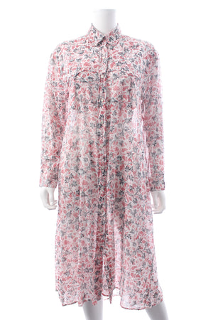 Isabel Marant Etoile Eliane Printed Cotton Midi Dress