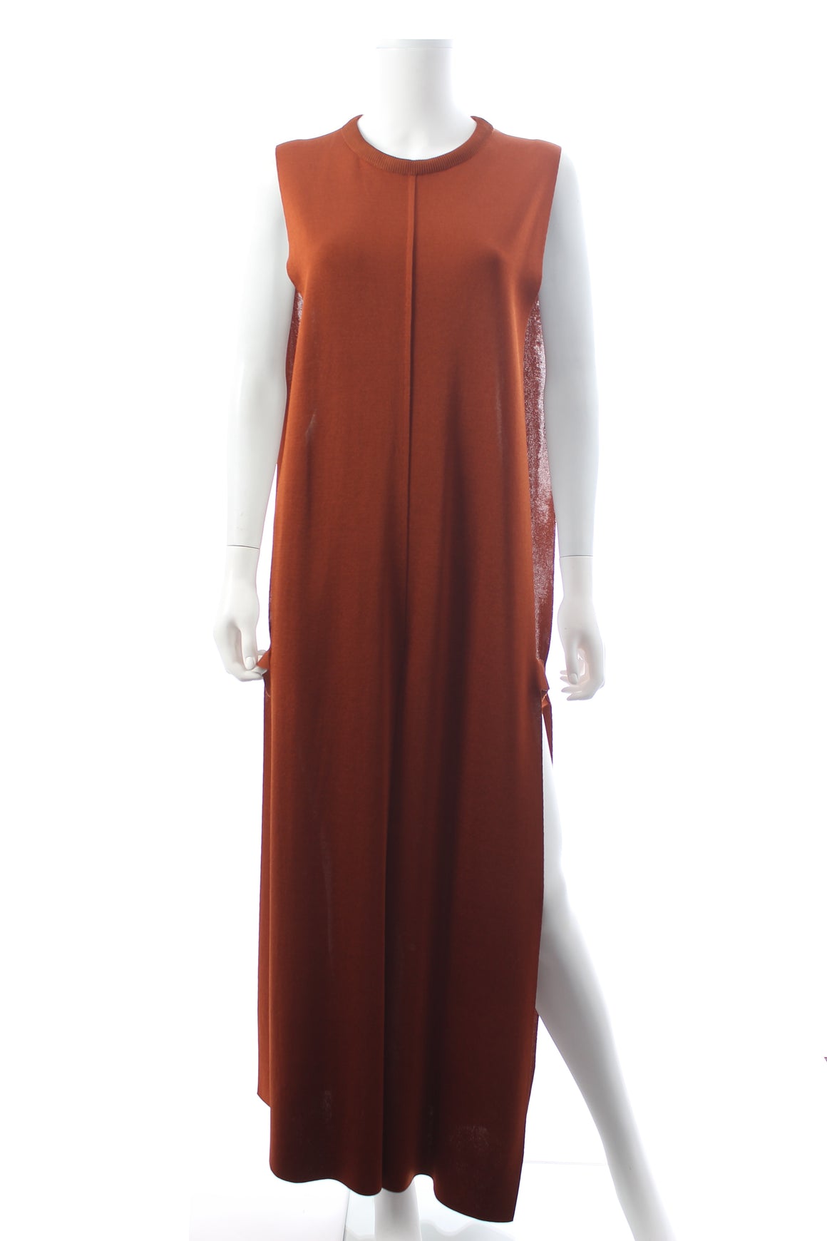 Chloe Sleeveless Layering Knit Maxi Dress