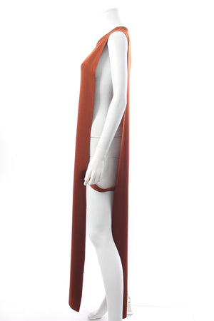 Chloe Sleeveless Layering Knit Maxi Dress