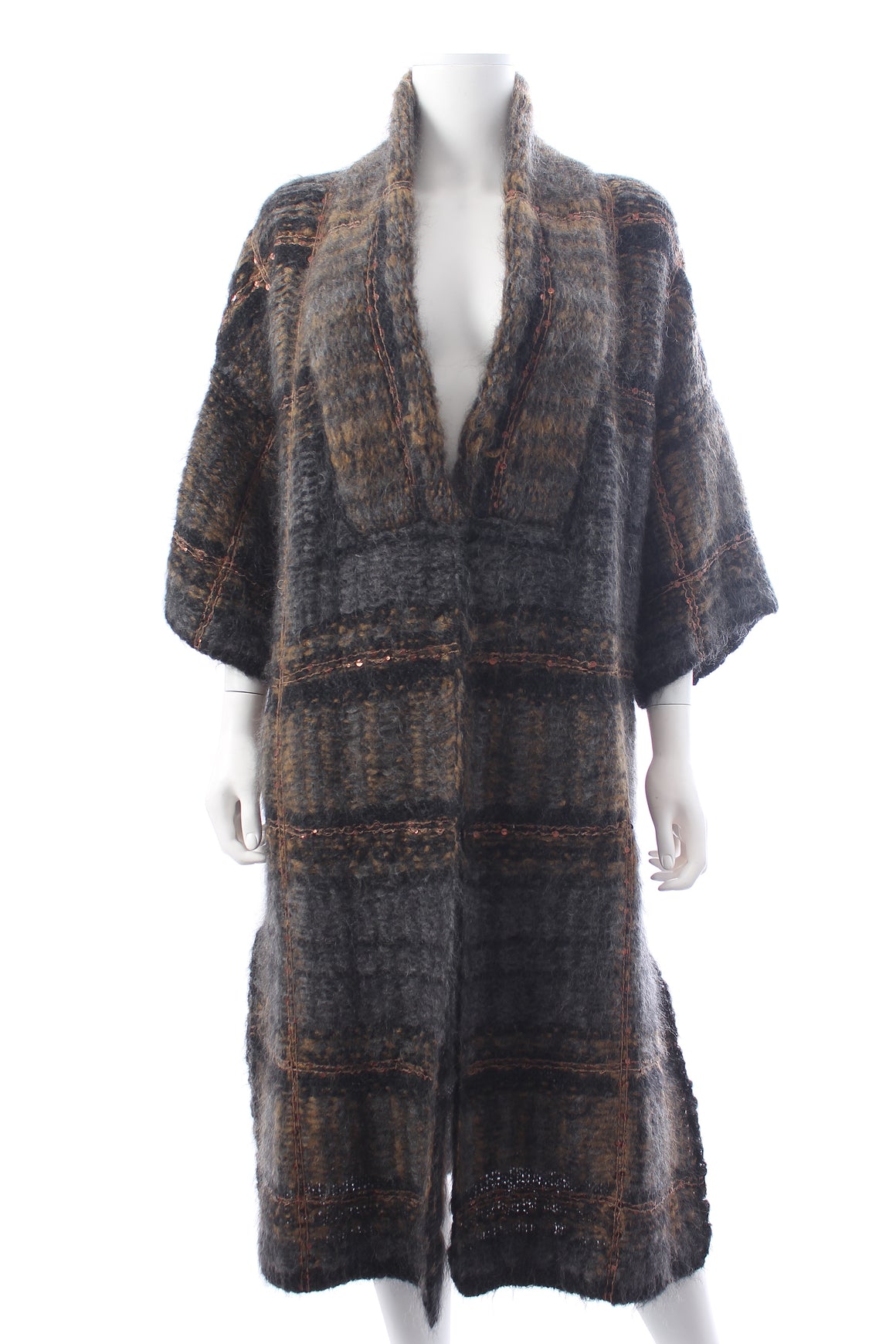 Brunello Cucinelli Mohair and Alpaca-Blend Check Jacket