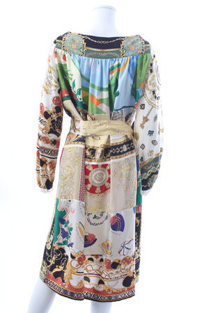 Rianna + Nina Silk Printed Dress