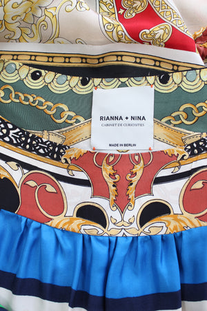 Rianna + Nina Silk Printed Dress