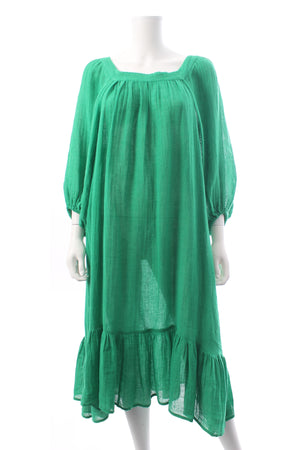 Lisa Marie Fernandez Linen Midi Dress