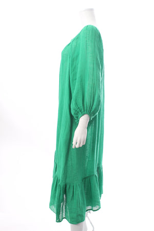 Lisa Marie Fernandez Linen Midi Dress