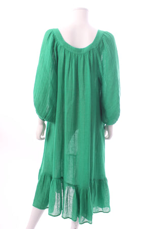 Lisa Marie Fernandez Linen Midi Dress