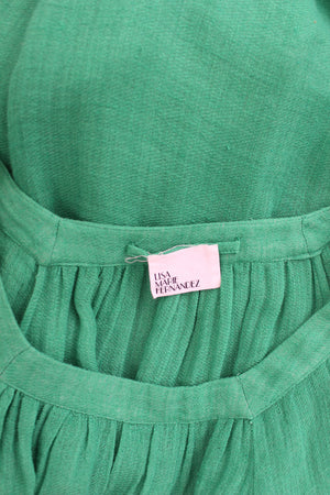 Lisa Marie Fernandez Linen Midi Dress