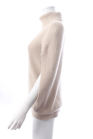 Brunello Cucinelli Ribbed Cashmere Cape Sweater