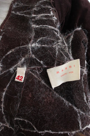 Marni Fox Fur Short Jacket