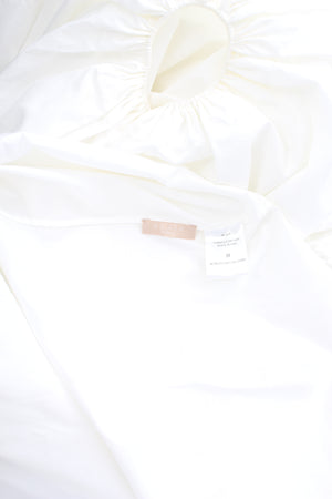 Alaïa Off-the-shoulder Cotton Poplin Blouse