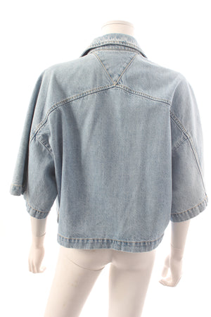 Bottega Veneta Cropped Denim Shirt