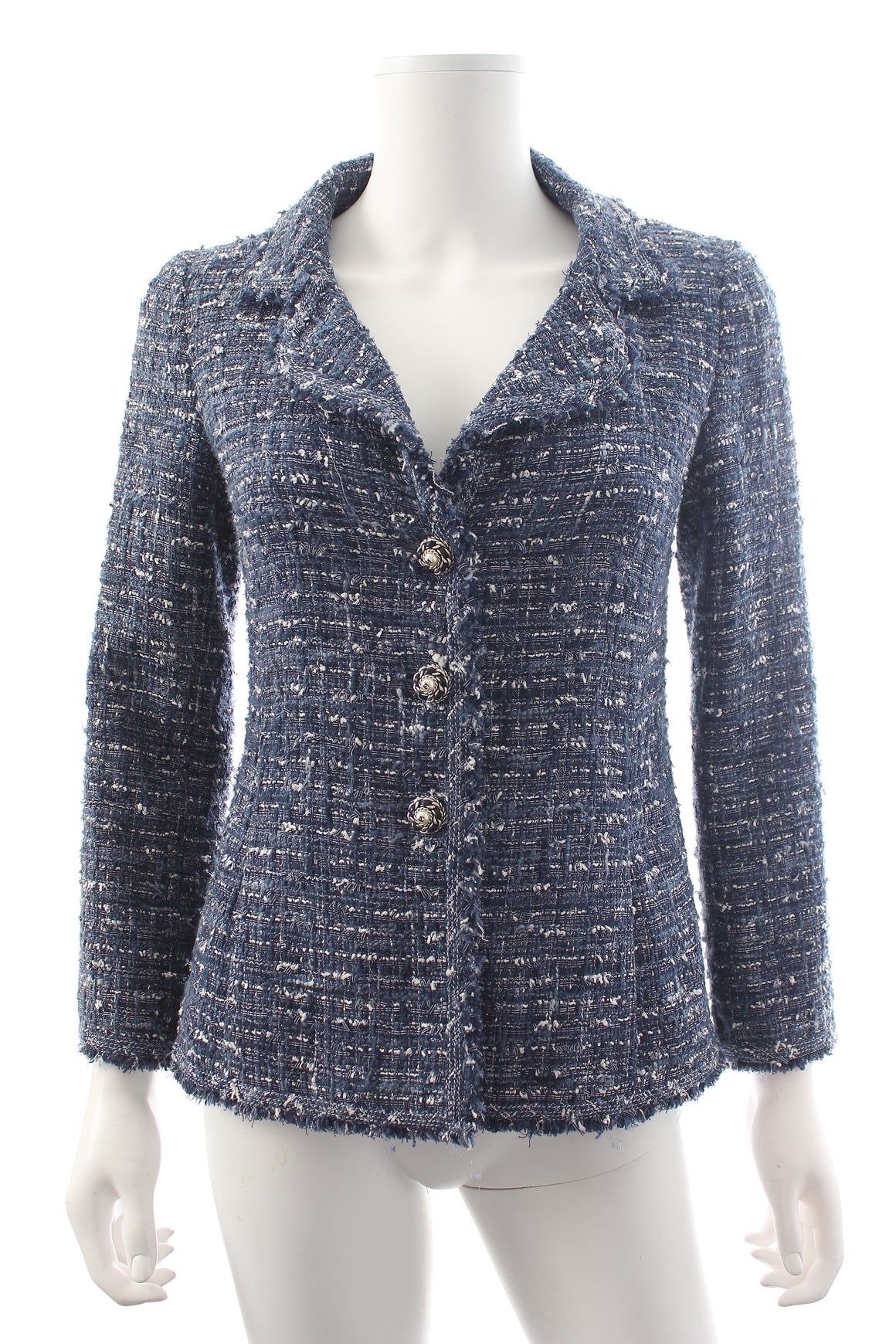 Chanel Cotton-Blend Tweed Jacket