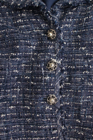 Chanel Cotton-Blend Tweed Jacket