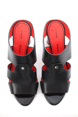 Proenza Schouler Block Heel Leather Mules