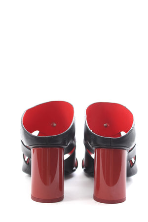 Proenza Schouler Block Heel Leather Mules