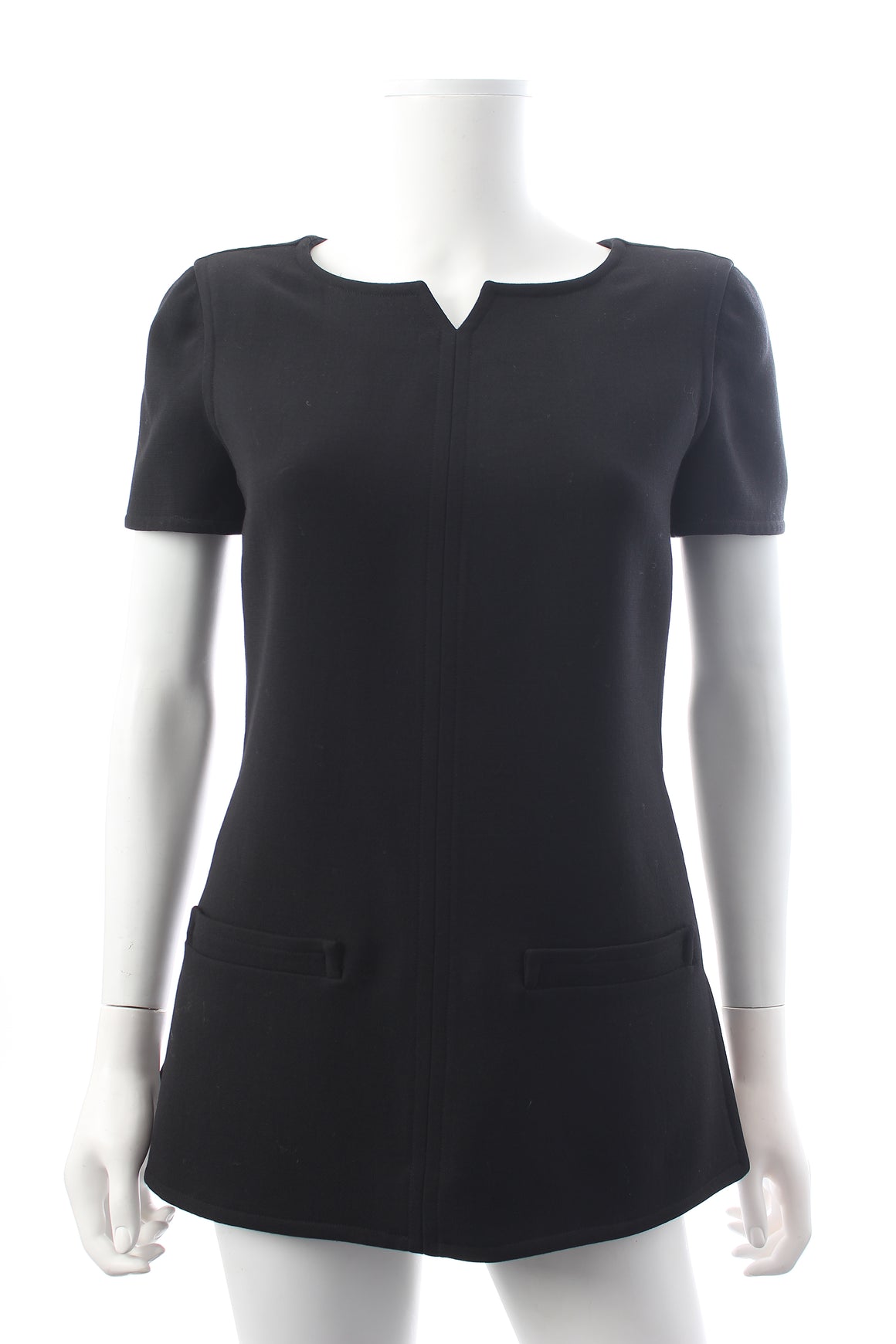 Courrèges Short Sleeved Wool Top