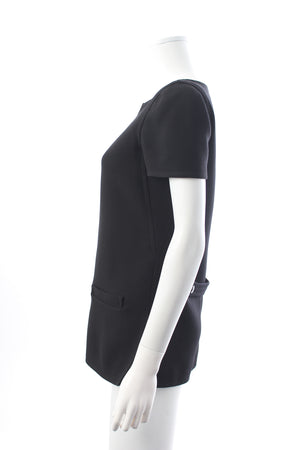 Courrèges Short Sleeved Wool Top