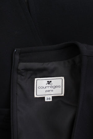 Courrèges Short Sleeved Wool Top