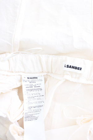Jil Sander Linen and Cotton-Blend Drawstring Trousers