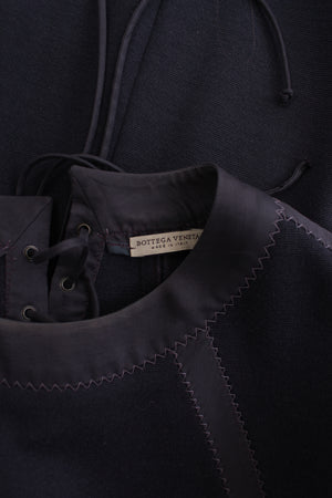 Bottega Veneta Lace Up Wool Dress - Runway Collection