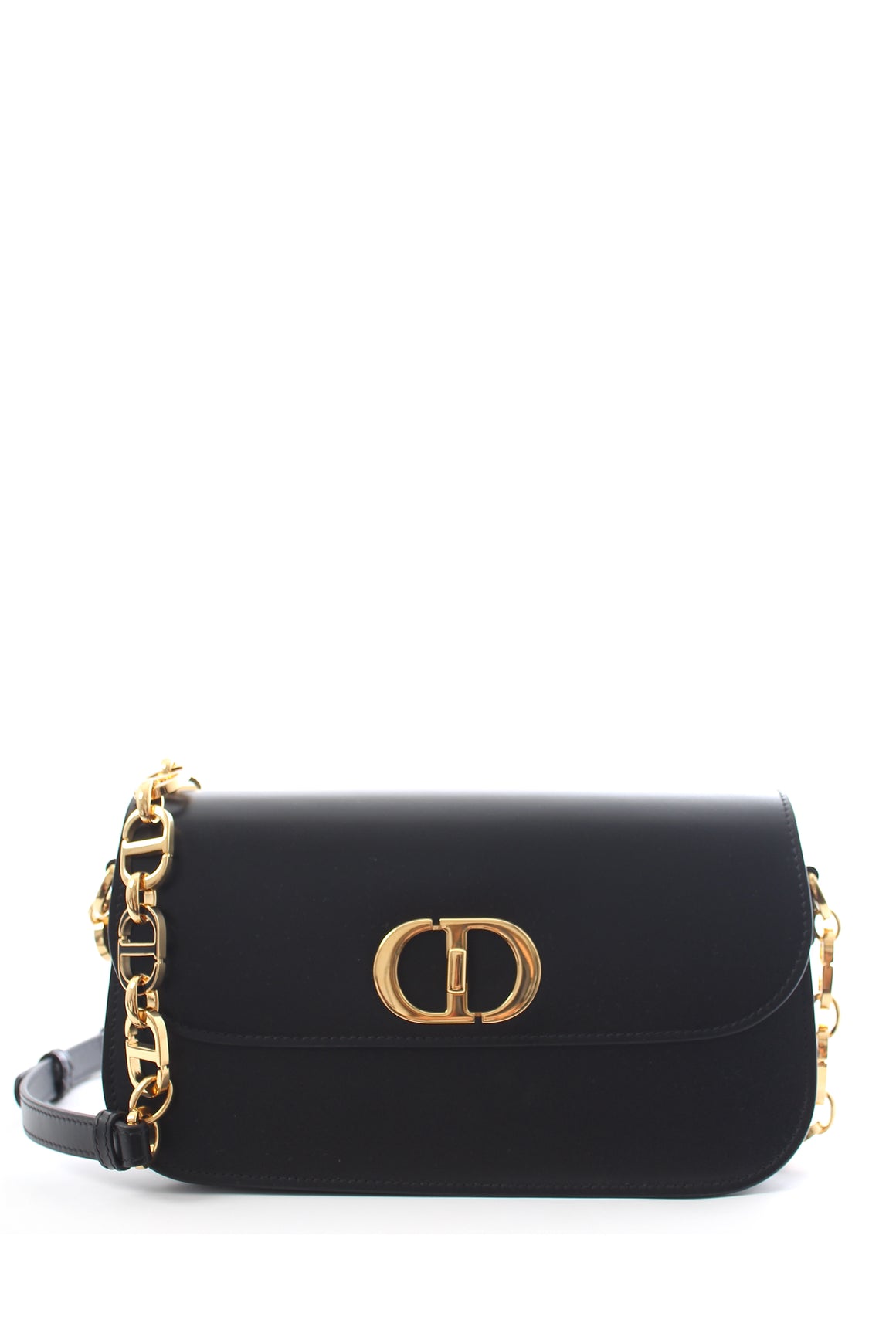 Dior 30 Montaigne Avenue Bag in Black Calfskin