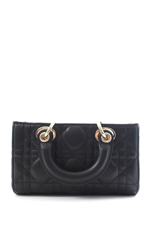 Dior Lady D-Joy Micro Bag in Black Cannage Lambskin