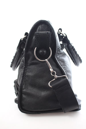 Balenciaga City Giant Brogues Leather Bag