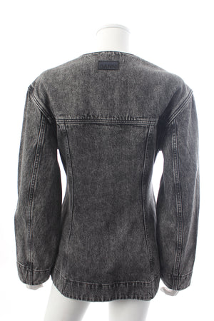 Ganni Fitted Denim Jacket
